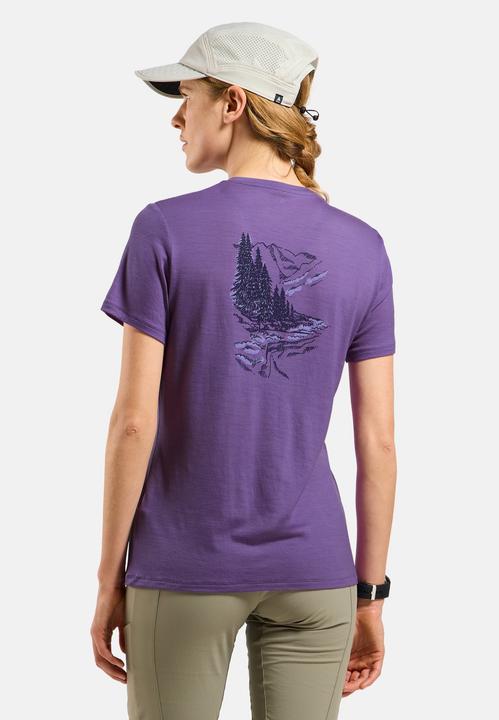 Actual product image Odlo Women's There's More Merino 160 T-Shirt Crew S/S (XS)