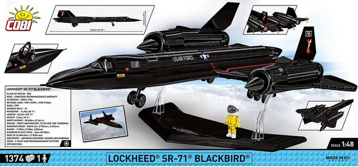 Immagine prodotto Cobi Lockheed SR-71 Blackbird - Velivolo militare statunitense