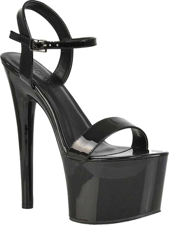 Produktbild XY London Matilda Patent Hohe Absätze mit Trägern StilettoAbsatz (36)