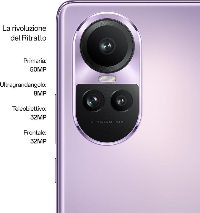 Actual product image OPPO 10 Pro 5G (256 GB, Glossy Purple, 6.70", Dual SIM, 5G)