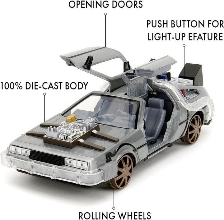 Produktbild Jada Time Machine (Back to the Future 3) 1:24