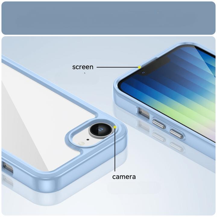 Immagine prodotto Cover-Discount iPhone 16e- Schützende Acryl-Handyhülle mit erhöhtem Rand (Apple iPhone 16e)