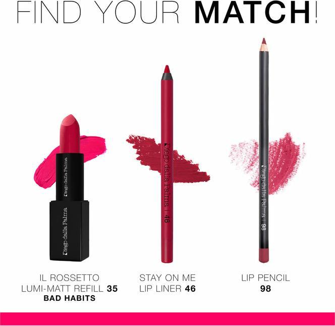Image du produit Diego dalla Palma Système de recharge The Lipstick Demi-Matt 35 (35 Magenta)