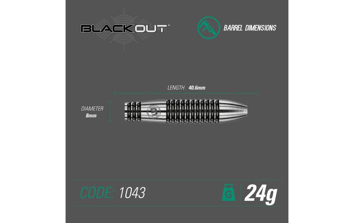 Produktbild Winmau Steeldart Blackout 1043 (24 g)