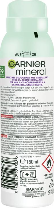 Produktbild Garnier Mineral Pure Fresh (Spray, 150 ml)