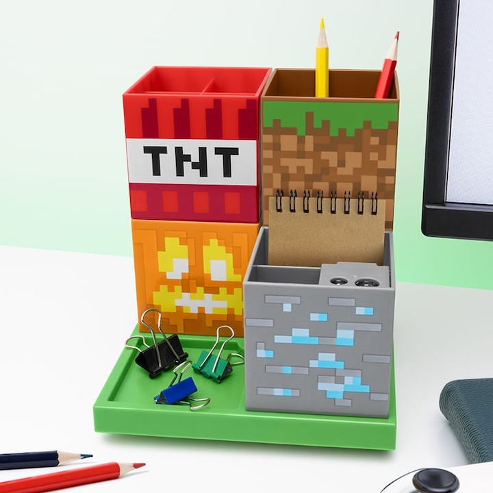 Actual product image Paladone Products Minecraft Desktop Organiser