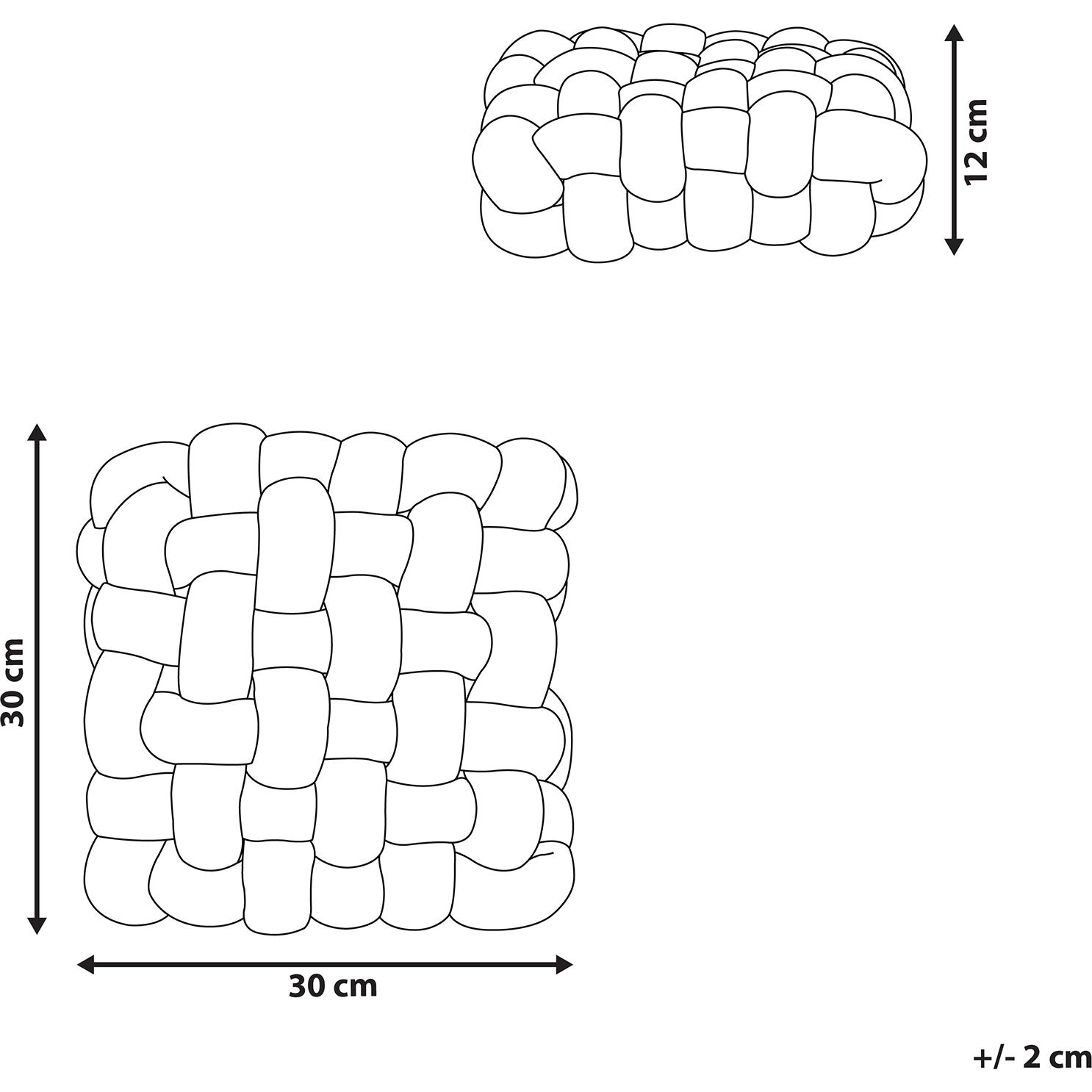Thumbnail - Beliani, Dekokissen, Sirali (30 x 30 cm)