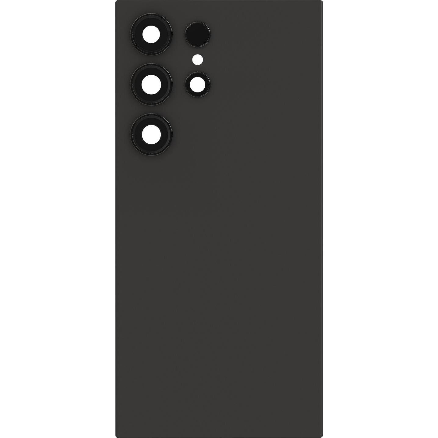Clappio Ersatzteil Rückseite (Samsung Galaxy S24 Ultra), Mobilgerät Ersatzteile, Schwarz