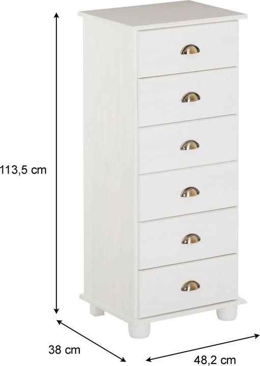 Image du produit IDIMEX Colmar (49 x 39 x 114 cm)