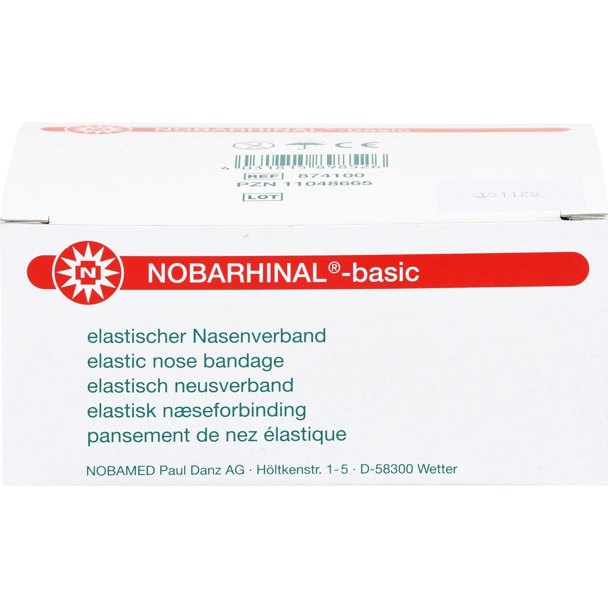 Nobamed, Verbandsmaterial, Nobarhinal Basic Mittel