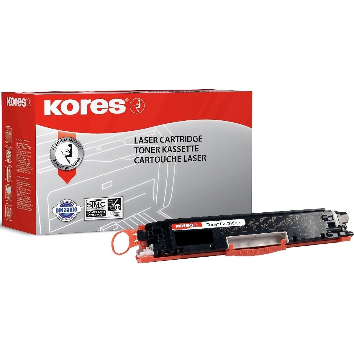 Kores, Toner, Toner für hp Colour LaserJet M176/M177 schwarz Kapaztitaet ca. 1.300 Seiten mit