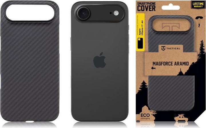 Produktbild Tactical MagForce Aramid Cover für Apple iPhone 17 Air Schwarz (Apple iPhone 17)
