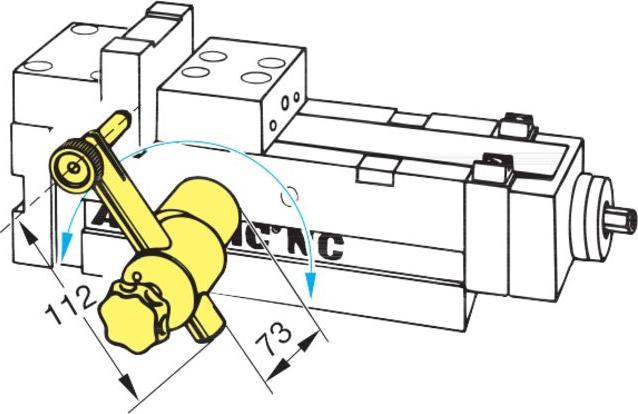 Actual product image Allmatic Workpiece stop