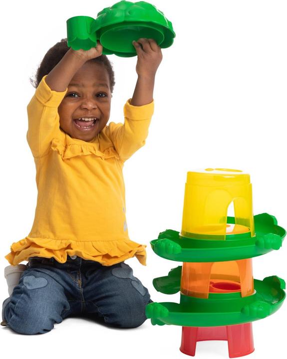 Actual product image Chicco Tree house 2in1 stacking tower with 3 balls
