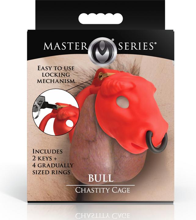 Produktbild XR Brands Bull - Chastity Cage - Red