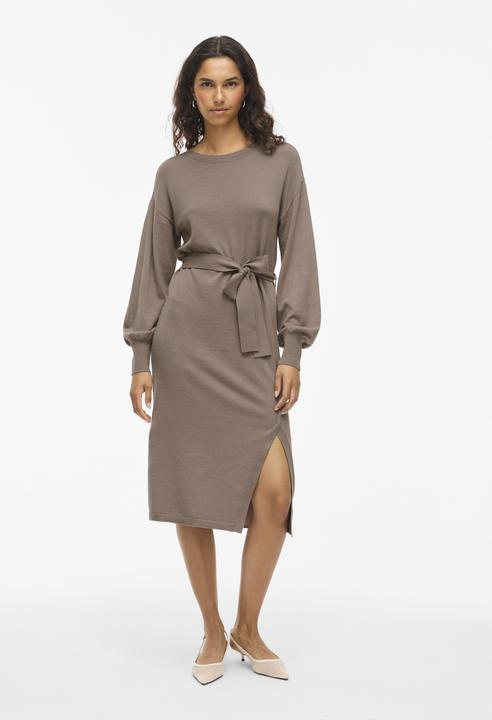Produktbild Vila Gürtel Midi Strickkleid (L)
