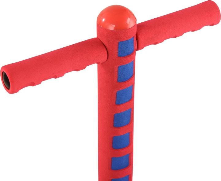 Actual product image Relaxdays - Pogo Stick für Kinder 35 kg, Rot/Blau/Silber