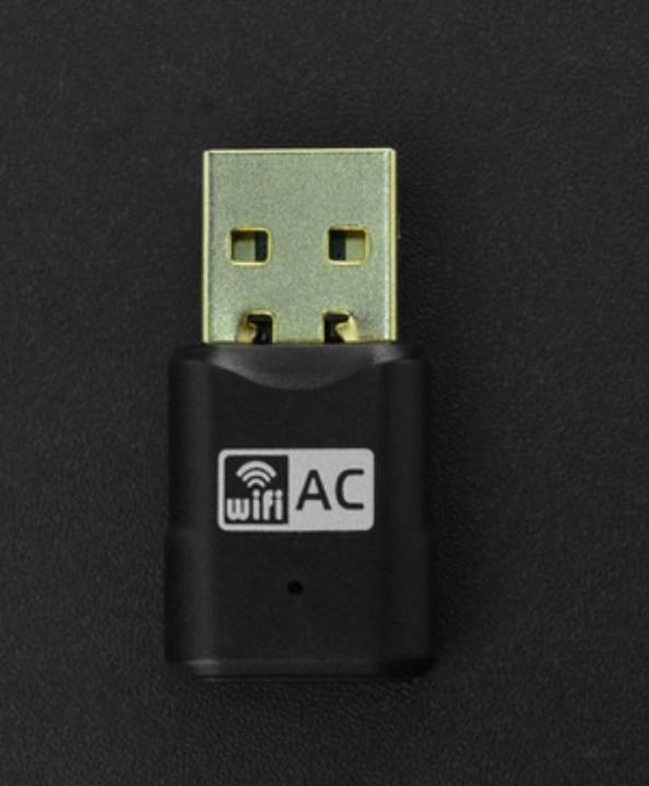 Immagine prodotto DFRobot Scheda di rete WiFi USB Dual Band 2.4GHz + 5.8GHz (USB 2.0)