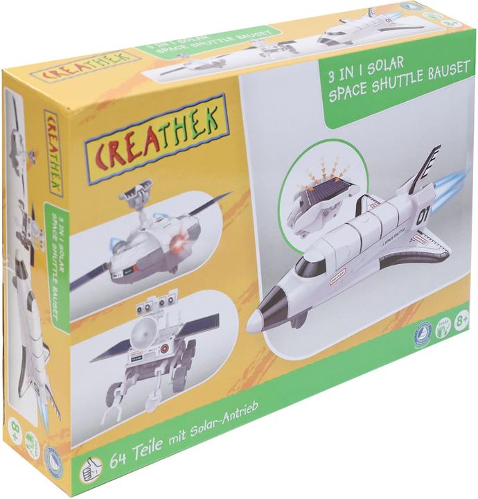 Actual product image Creathek CR Solar 3 in 1 Space Shuttle Construction Set