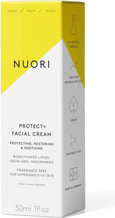 Actual product image Nuori Protect+ Facial Cream (30 ml, 24h cream)