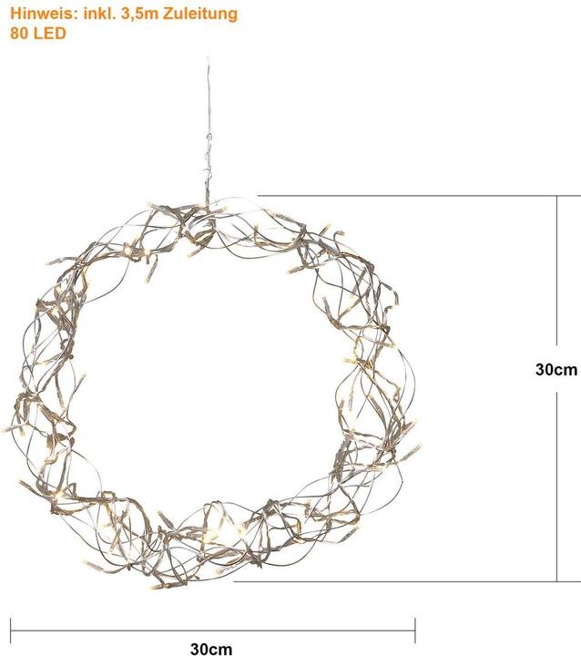 Produktbild Star Trading Kranz Curly