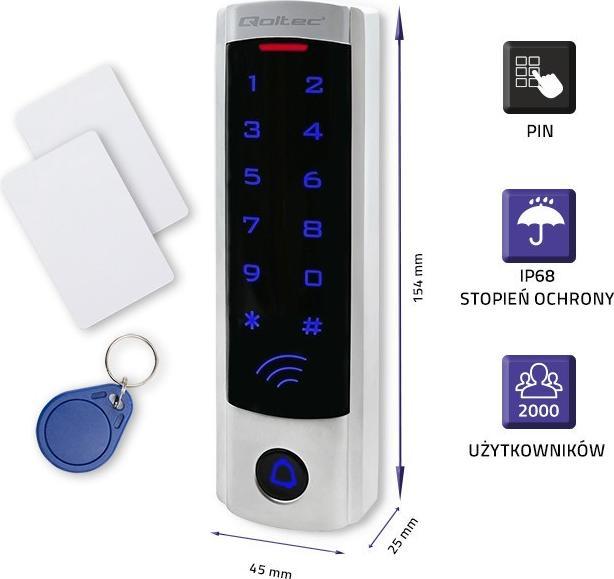 Immagine prodotto Qoltec N--QOLTEC 52445 Codice serratura DIONE con R (Combinazione numerica elettronica)