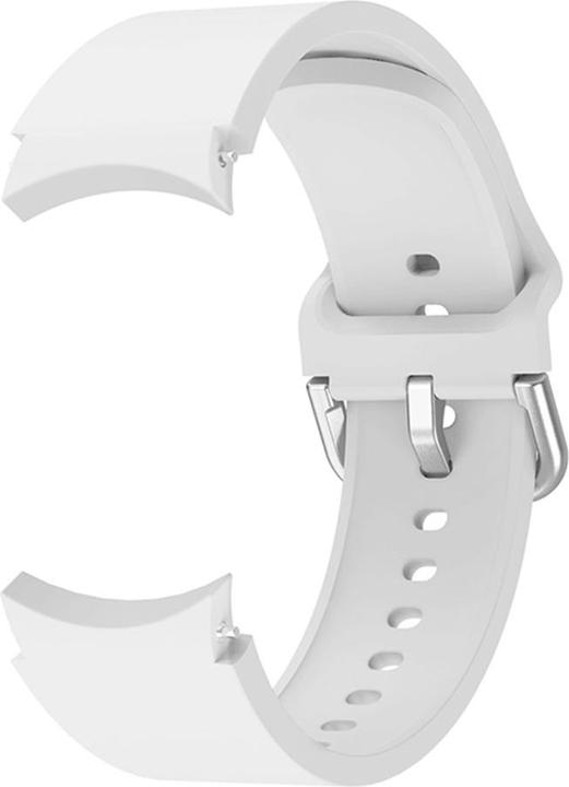 Actual product image Cover-Discount Galaxy Watch 4 44mm - Sport bracelet white (44 mm, Silicone)
