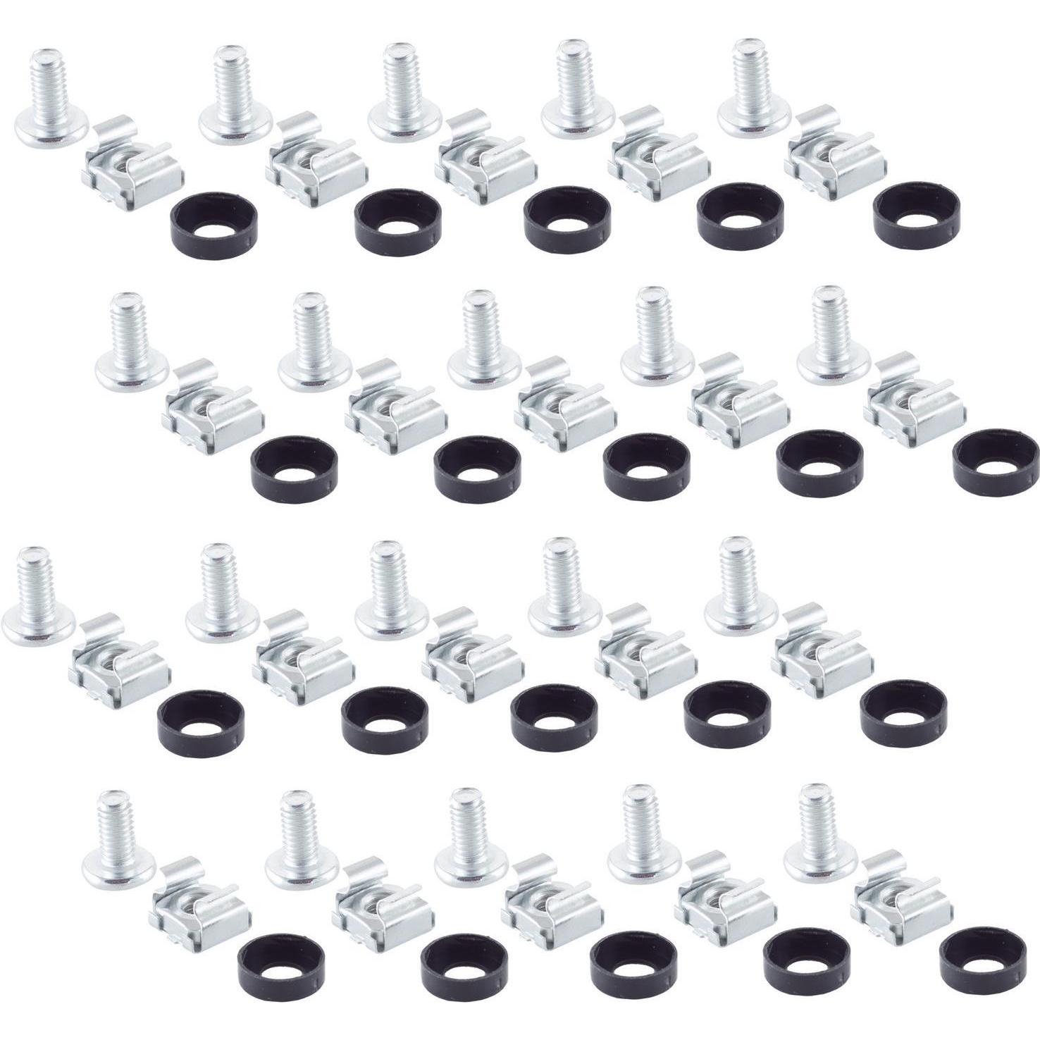 Shiverpeaks Basic-S--M6 set di viti a gabbia, PU20, Accessori per armadio rack