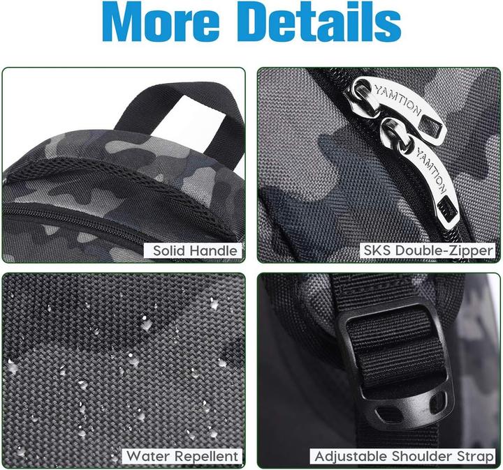 Actual product image Yamtion Laptop-Rucksack mit USB-Ladeanschluss (35 l)