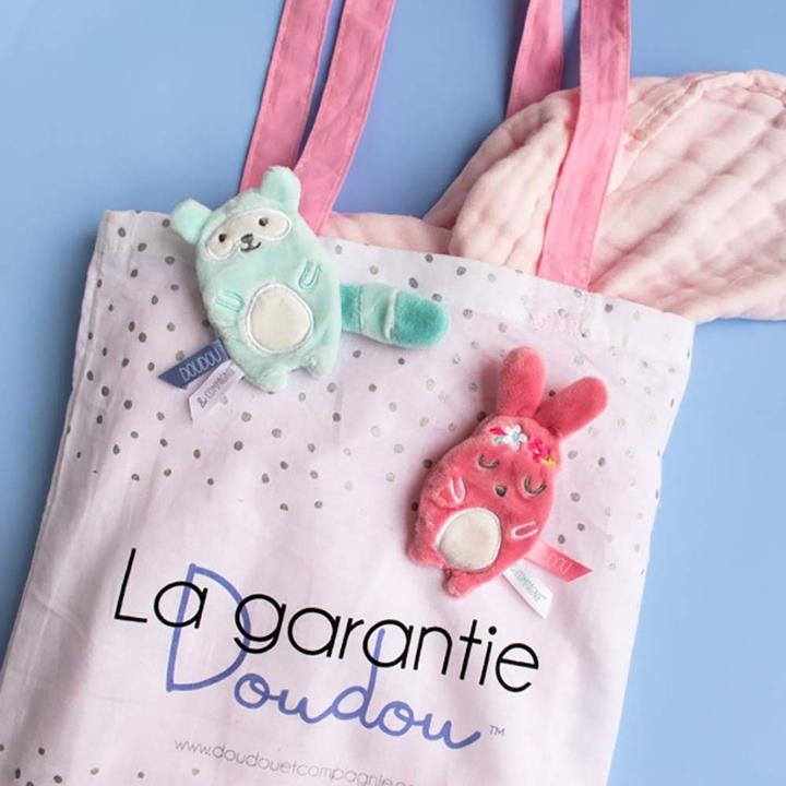 Image du produit Doudou et Compagnie Bonbon lapin (75 cm)
