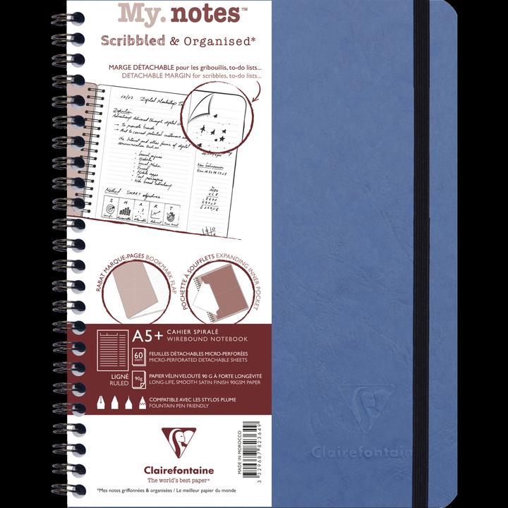 Immagine prodotto Clairefontaine BORSA DELL'ETÀ Il mio. Libretto di appunti (A5+, Righe, Copertina rigida)