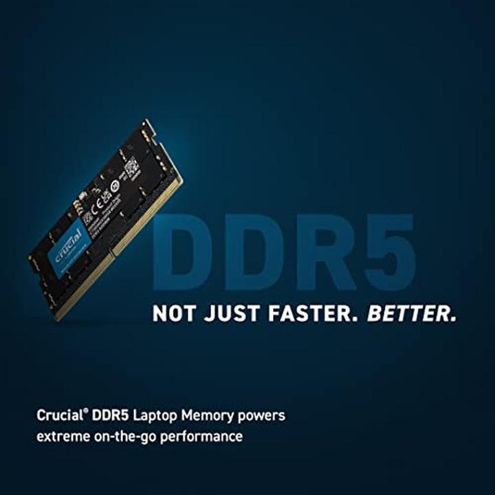 Actual product image Crucial DDR5-5600 Kit 24GB 2x12GB SODIMM CL46 (24Gbit) (5600 MHz, DDR5 RAM, SO-DIMM)