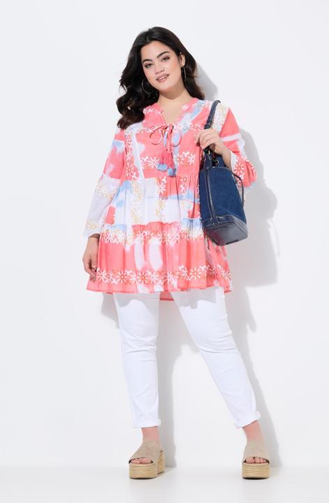 Actual product image Angel of Style Tunika, A-Linie, farbiger Druck, Stickerei (48)