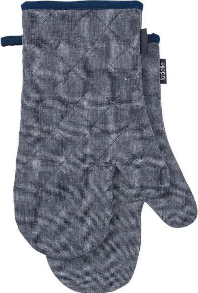 Image du produit Ladelle Lot de 2 gants de four recyclés Eco Navy 18 x 33 cm (Le coton recyclé, Polyester)