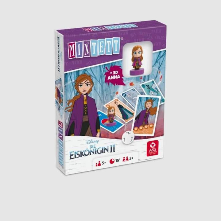 Actual product image ASS Altenburg 22522245 - Mixtett - Disney Frozen 2, Card Game (DE/FR/IT) + Figurine "Anna", from 5 years (German)