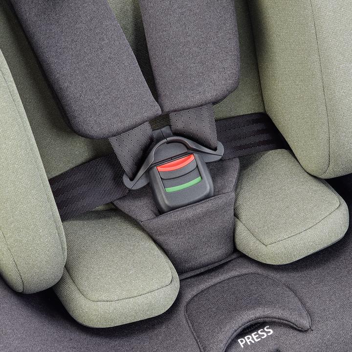 Actual product image BabyGo Move 360 Green child seat (Reboarder, ECE R129/i-Size Standard)