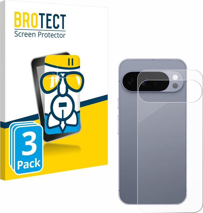 Produktbild BROTECT Schutzglas für Google Pixel 10 Pro XL (Rückseite) Schutzfolie Displayschutz Display Schutz Glas F (3 Stk., Google Pixel 10 Pro XL)