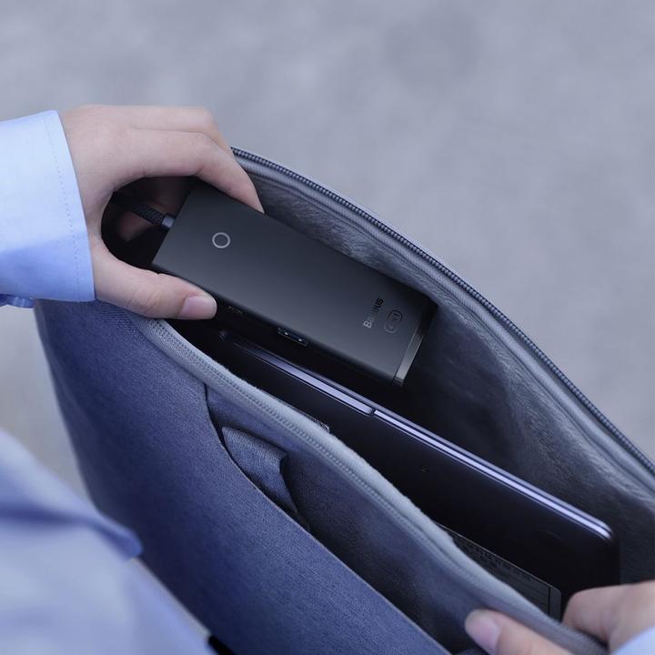 Actual product image Baseus Lite Series 4-Port Adapter (USB-C, 5 Ports)