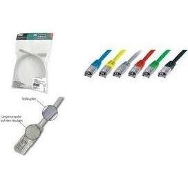 Thumbnail - Digitus CAT 5e SF-UTP Patchkabel Cu PVC AWG 26/7 Länge 5 m Farbe Grün (SF/UTP, CAT5e, 5 m), Netzwerkkabel