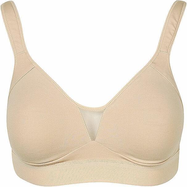 Actual product image Nina von C. Wellness without underwire Cotton Shape Caramel (Single pack, 80 E)