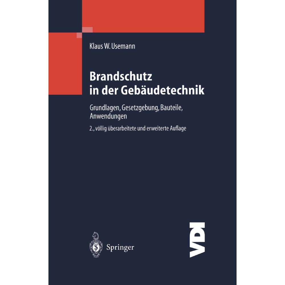 Brandschutz in der Gebäudetechnik, Fachbücher von Klaus W. Usemann