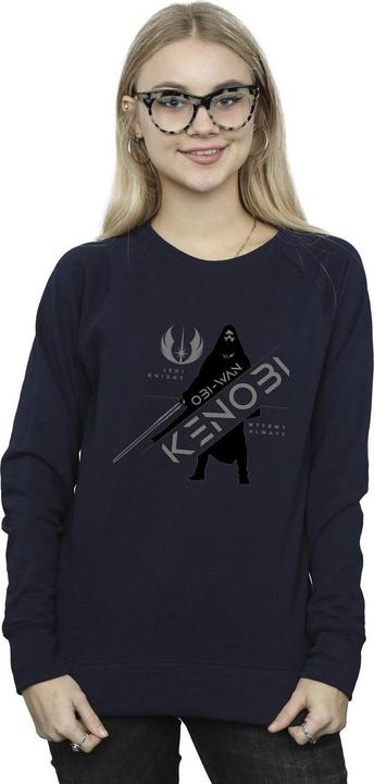Actual product image Star Wars Womens/Ladies Obi-Wan Kenobi Jedi Knight Sweatshirt (S)