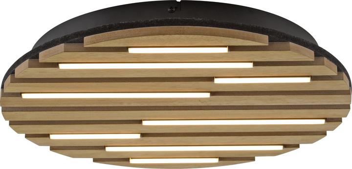 Produktbild Just Light LED Deckenlampe AKUSTIK Holz Akustikpanel mit Echtholzfurnier Eiche (1700 lm)