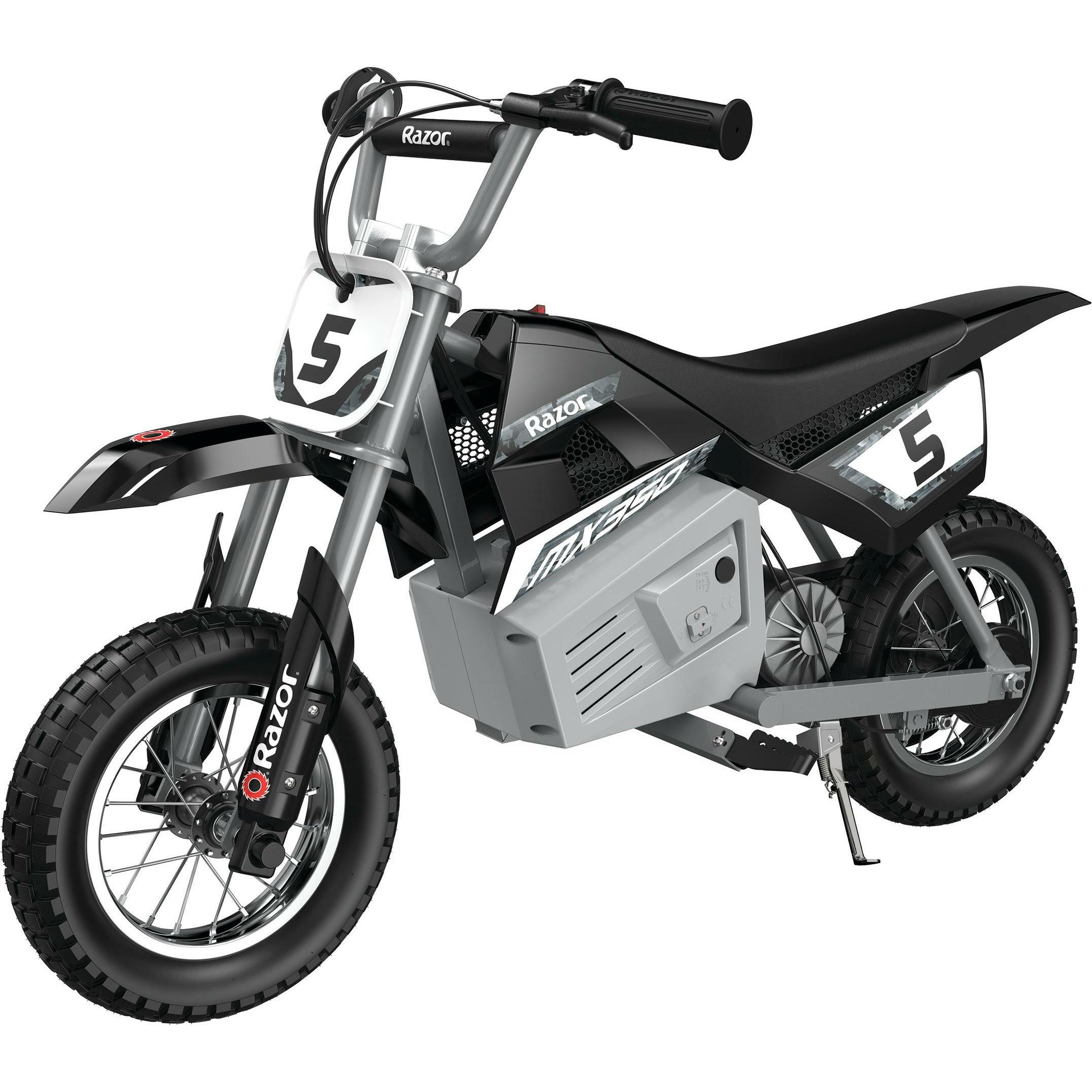 Razor Motor MX350 Dirt - Black Stickers (24 V)
