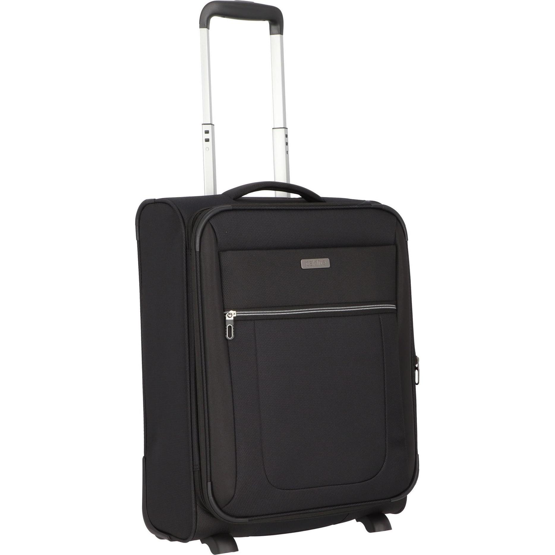 Thumbnail - Paklite, Koffer, Valencia 2 Rollen Kabinentrolley 55 cm, Schwarz, (34 l, Handgepäck (bis 50l))