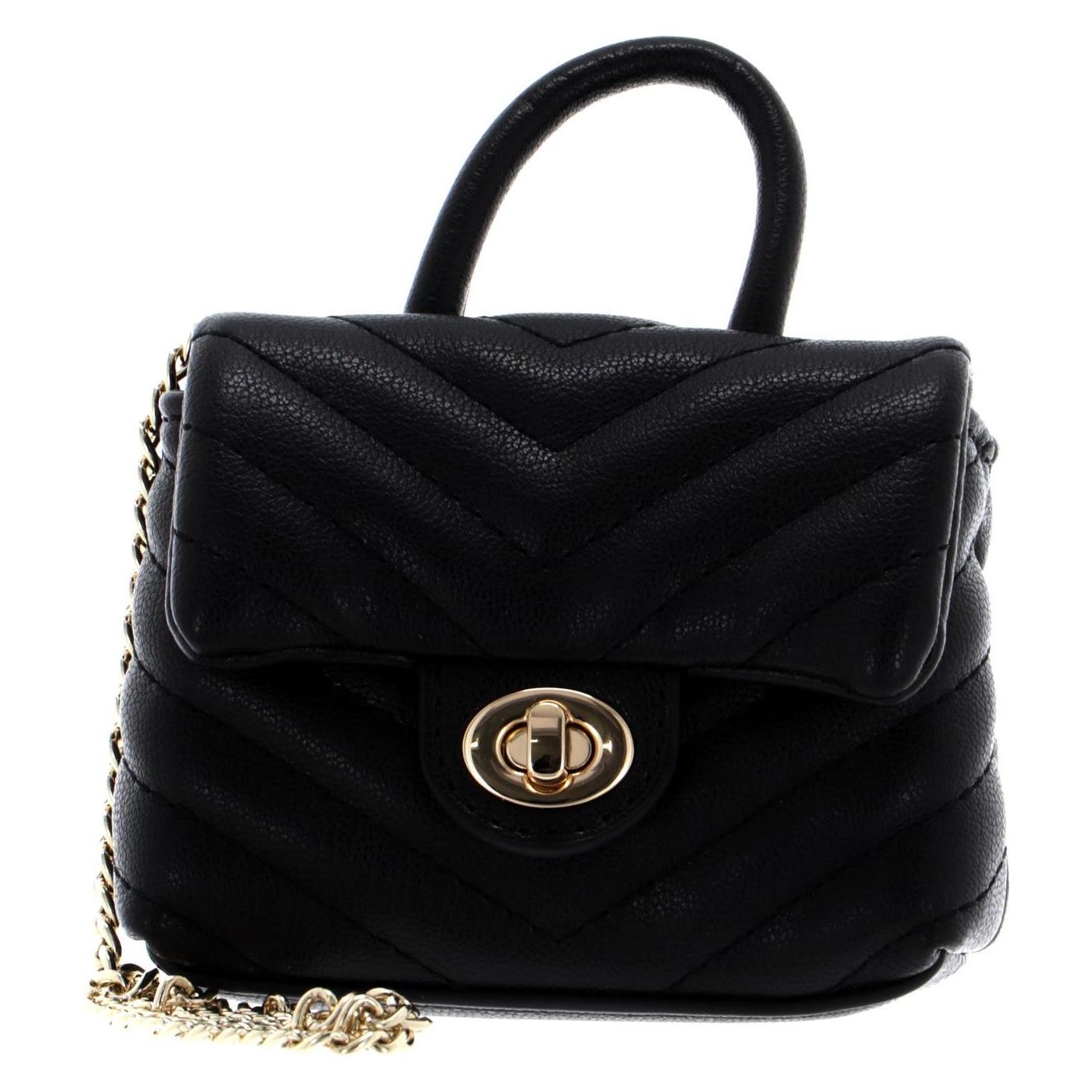 Seidenfelt, Damen, Handtasche, Mini Horsens, Schwarz