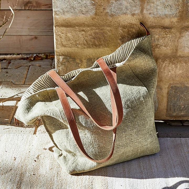 Immagine prodotto Loberon Borsa Soleil verde/marrone