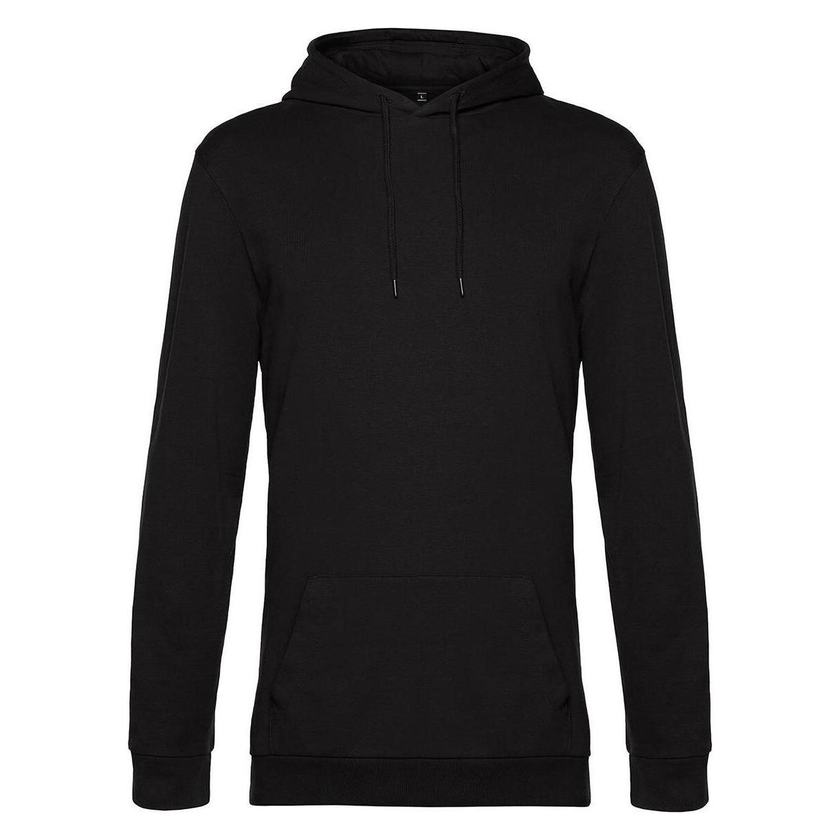 B&C, Unisex, Pullover, Kapuzensweatshirt Aus French Terry, Schwarz, (M)