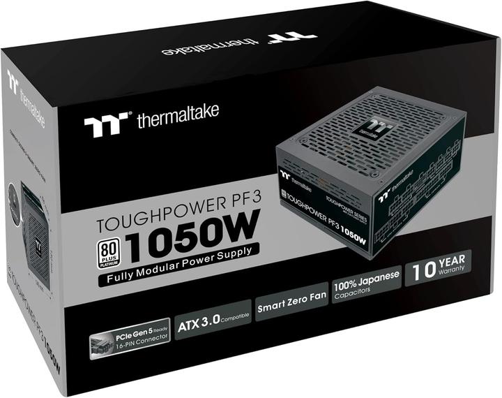 Produktbild Thermaltake ToughPower PF3 1050W Gen 5 Netzteil ATX 3.0 80+ Platin PCle 5.0 (1050 W)