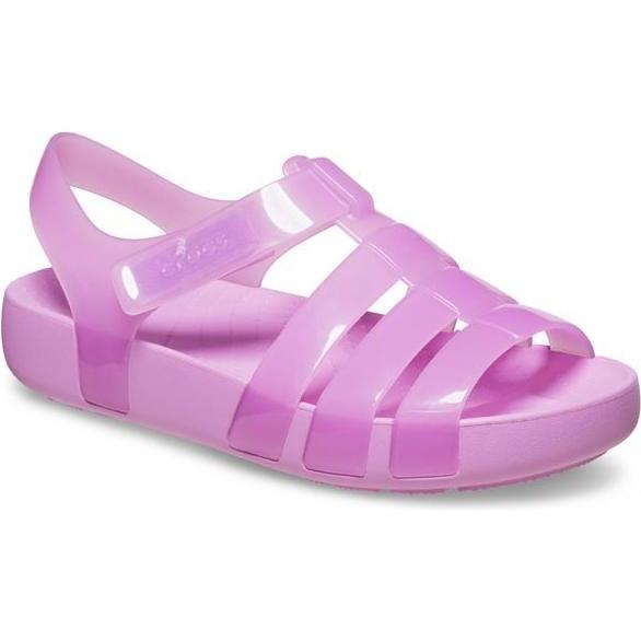 Crocs, Mädchen, Sandalen, K's Isabella Jelly Sandal, Pink, (33)
